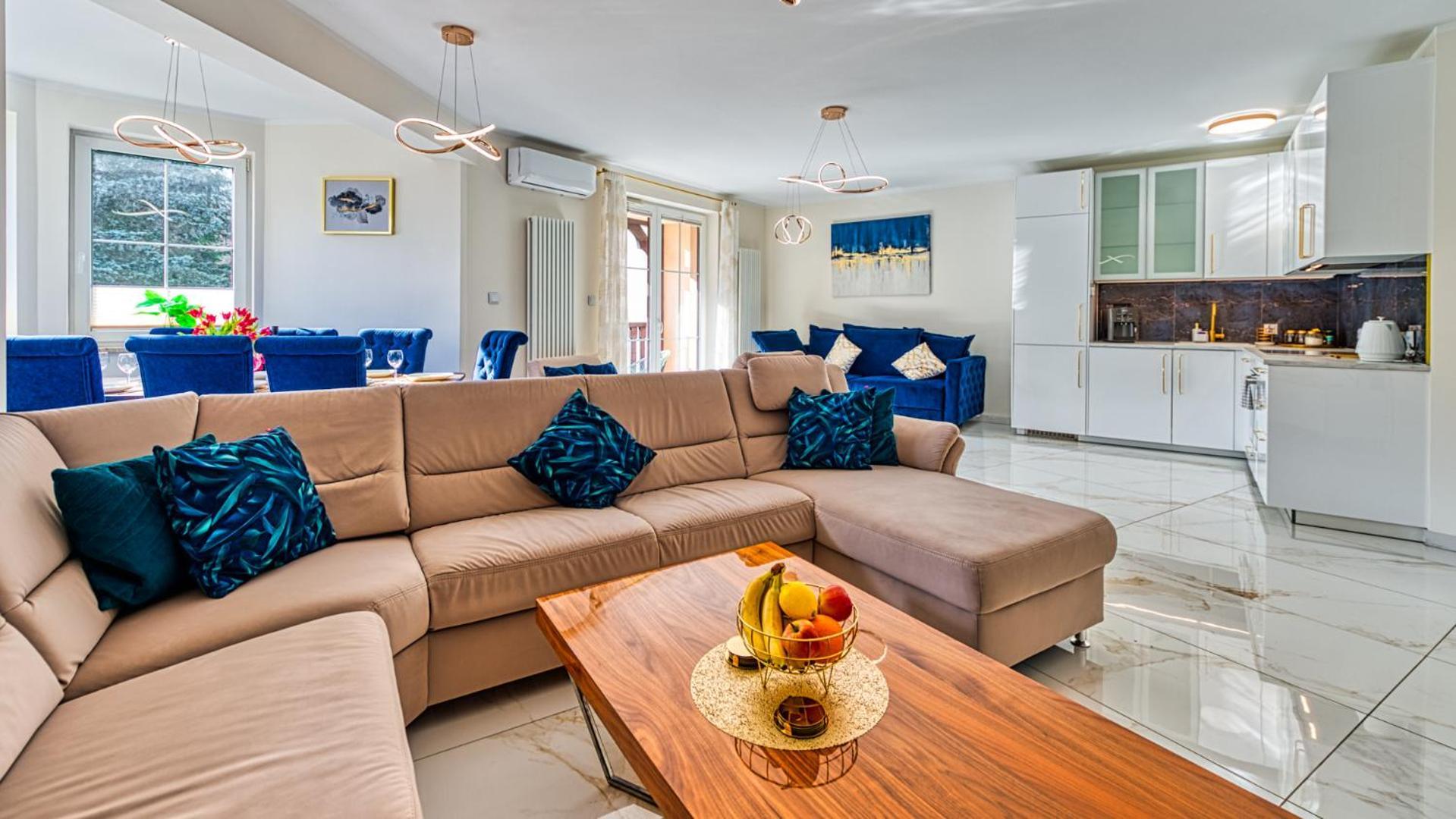 Luxury Penthouse Z Sauna I Klimatyzacja - 5d Apartment